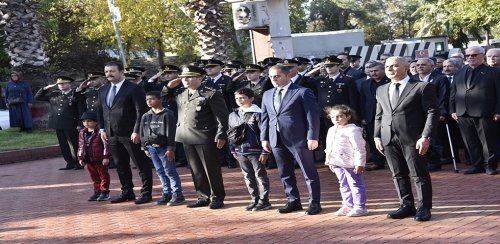 BAŞKAN VEKİLİ BAYRAM, 10 KASIM ATATÜRK'Ü ANMA TÖRENLERİNE KATILDI