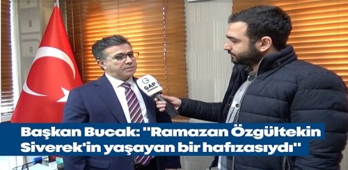 BAŞKAN BUCAK: 