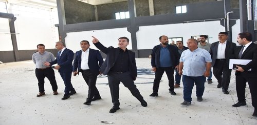 BAŞKAN BUCAK, SİVEREK OSB’DE İNCELEMELERDE BULUNDU