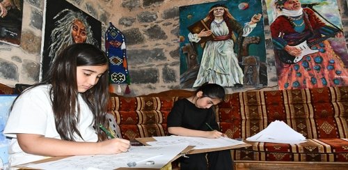 SİVEREK BELEDİYESİ GÜMRÜK HANI KÜLTÜR SANAT EVİ’NDE KURSLARA YOĞUN İLGİ
