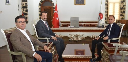 BAŞKAN BUCAK'TAN GÖREVE BAŞLAYAN KAYMAKAM SAK'A ZİYARET