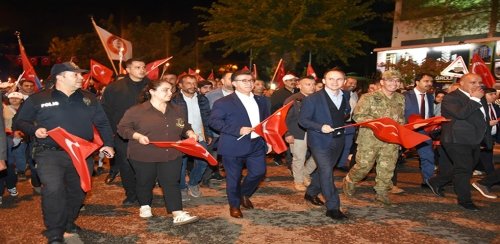 SİVEREK’TE CUMHURİYET KUTLAMALARI FENER ALAYI’YLA DEVAM ETTİ